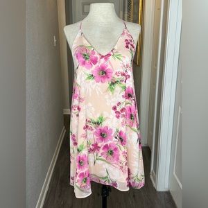Three Eighty Two Madeline Floral Tanner Slip Dress XS